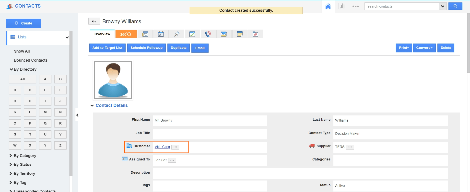Contacts - Customer associated.png Contacts - Customer Associated
